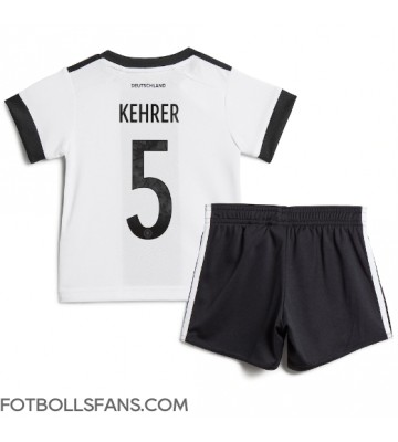 Tyskland Thilo Kehrer #5 Replika Hemmatröja Barn VM 2022 Kortärmad (+ Korta byxor)